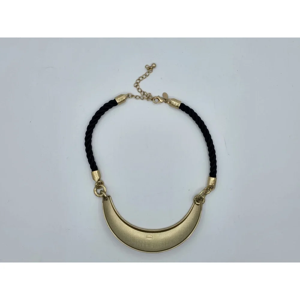 VINTAGE Chico's Fashion Statement Gold Toned Necklace - 24" Excellent Condition - Picture 3 of 9